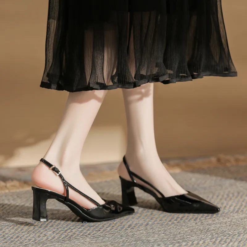 Dunnu Chunky Heel High Heels Women's Box Included-20