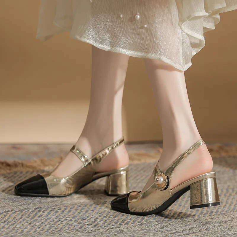 Dunnu Slim Heel High Heels 5cm Women's Box Included-11