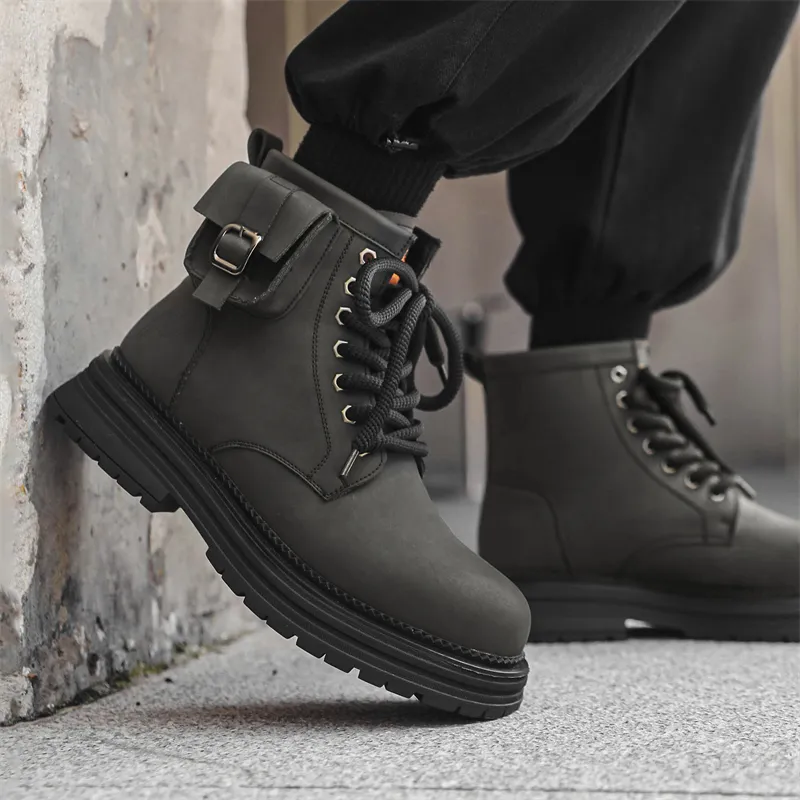 Dunnu Martin Boots Men Black-8