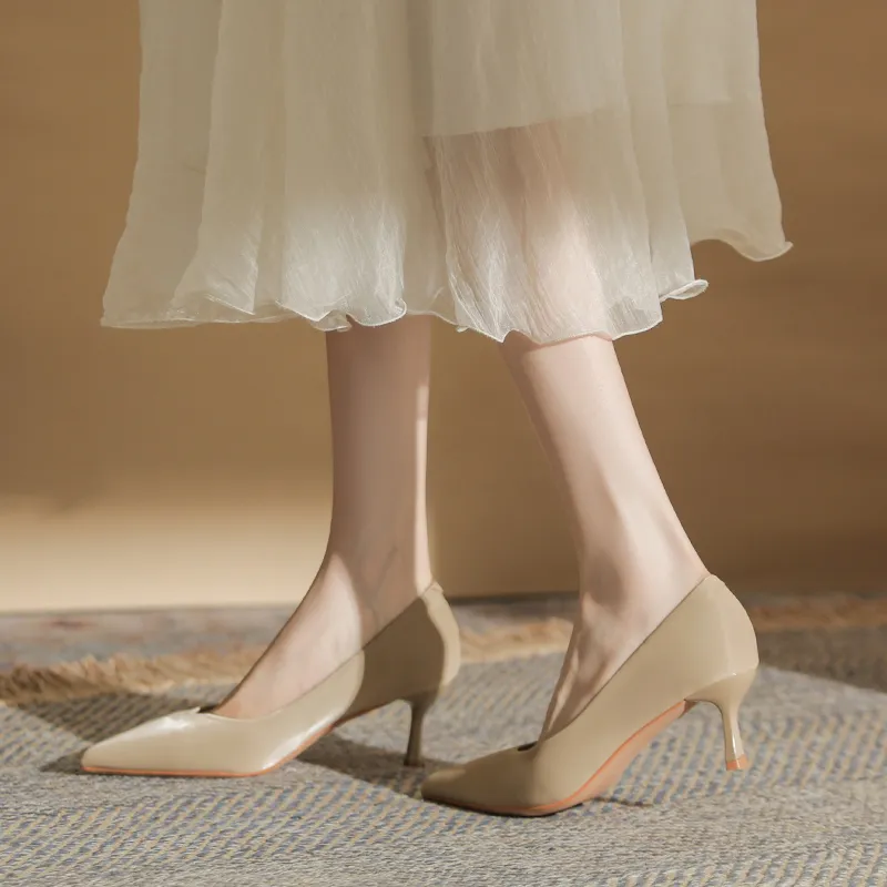 Dunnu Slim Heel High Heels 6cm Women's-24