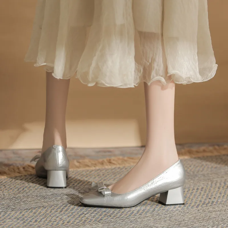 Dunnu Chunky Heel High Heels Women's Box Included-32