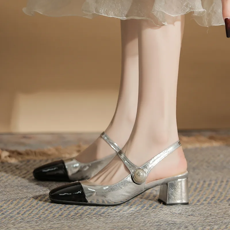 Dunnu Slim Heel High Heels 5cm Women's Box Included-4