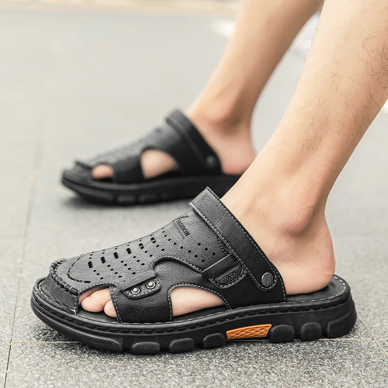 Dunnu Quiet, Odor Resistant, Abrasion Resistant, Quick Dry Closed Toe Slippers Men's-4