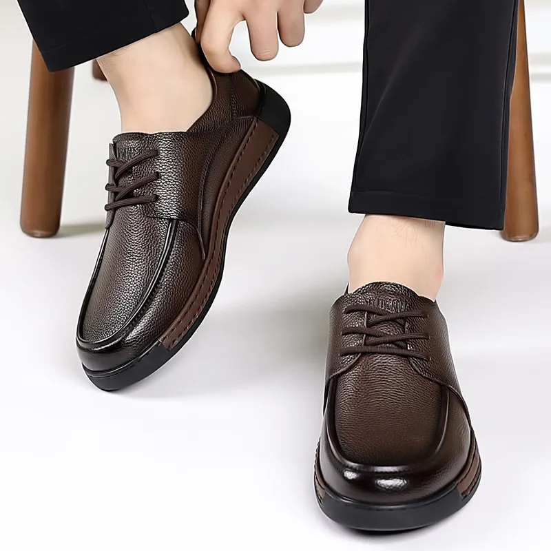Dunnu Men's Casual Shoes Men Low Top Black-2