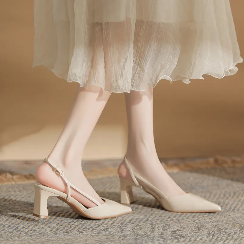 Dunnu Chunky Heel High Heels Women's Box Included-10