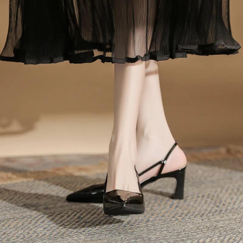 Dunnu Chunky Heel High Heels Women's Box Included-24