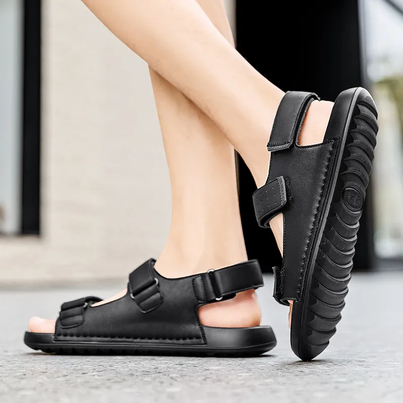 Dunnu Beach Sandals Men Black-2