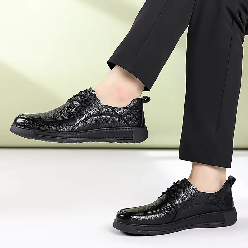 Dunnu Men's Casual Shoes Men Low Top Black-8