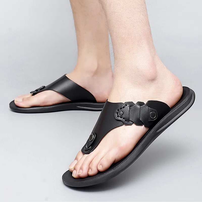 Dunnu Slip Resistant Flip Flops Men's-3