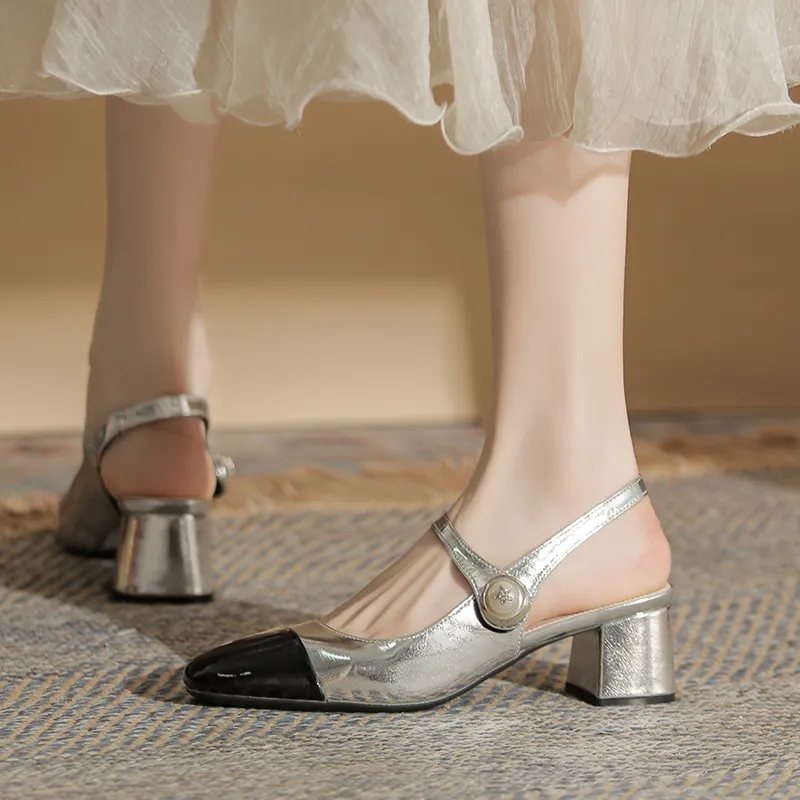 Dunnu Slim Heel High Heels 5cm Women's Box Included-14