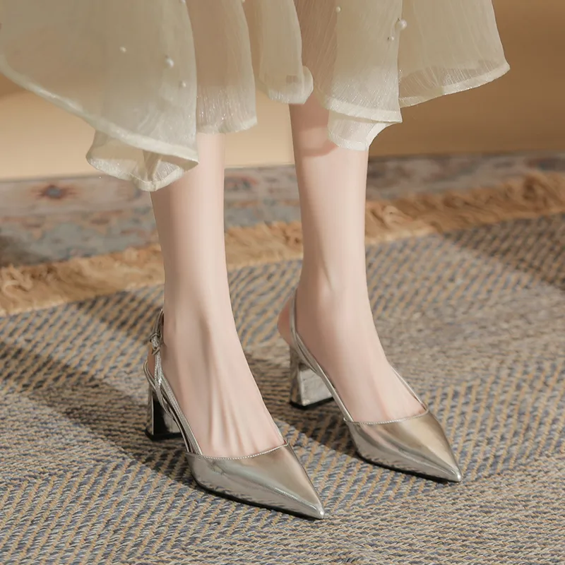 Dunnu Chunky Heel High Heels Women's Box Included-35