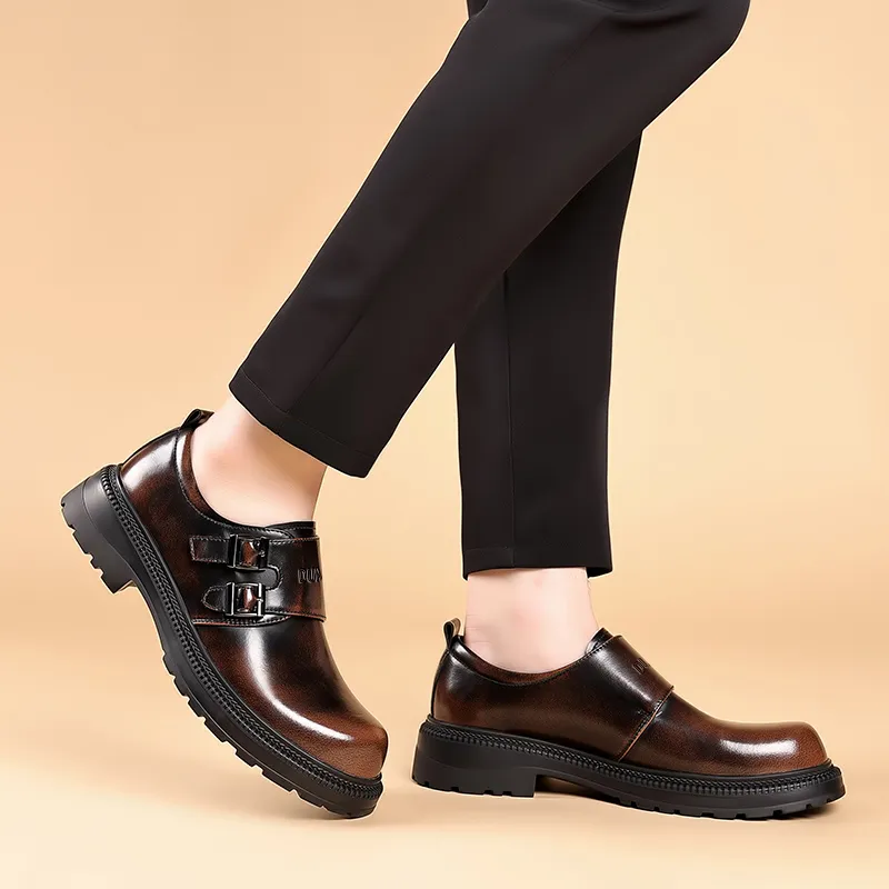 Dunnu Men's Casual Shoes Men Low Top Black-4