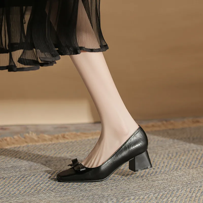 Dunnu Chunky Heel High Heels Women's Box Included-21