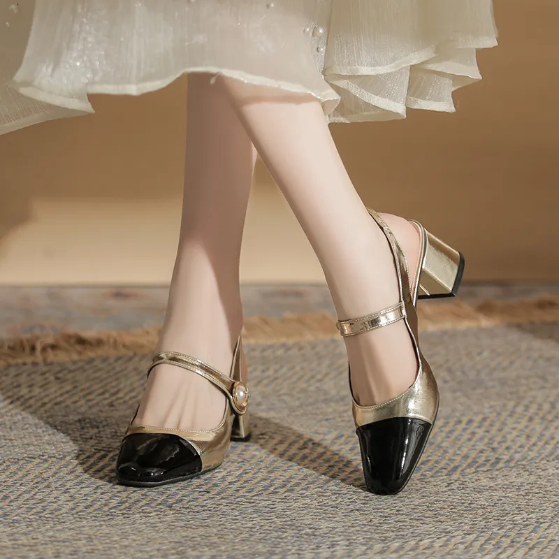 Dunnu Slim Heel High Heels 5cm Women's Box Included-20