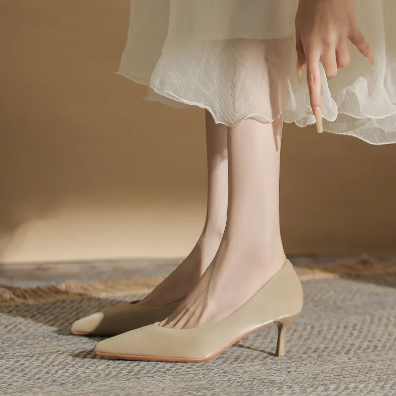 Dunnu Slim Heel High Heels 6cm Women's-9