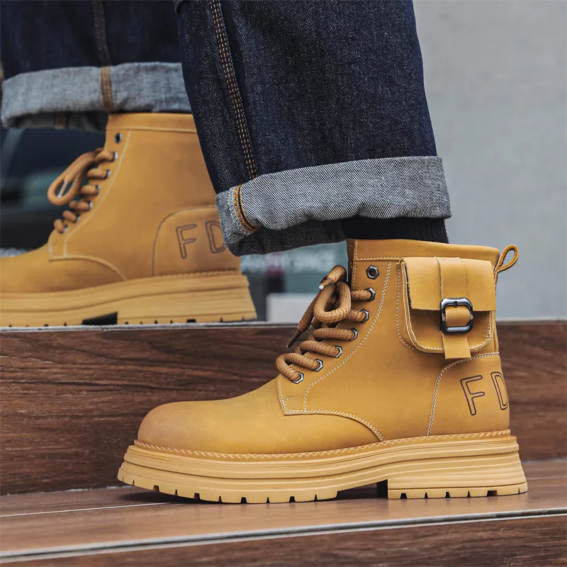 Dunnu Martin Boots Men Black-4