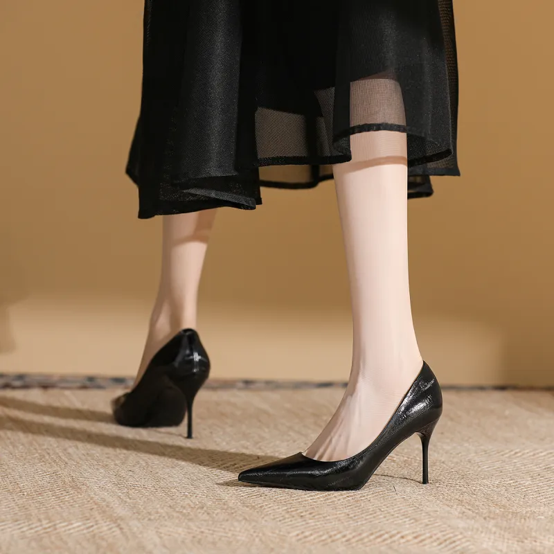 Dunnu Slim Heel High Heels 8.5cm Women's-1