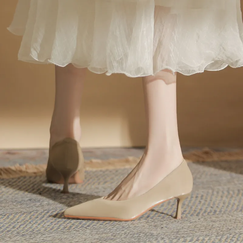 Dunnu Slim Heel High Heels 6cm Women's-23