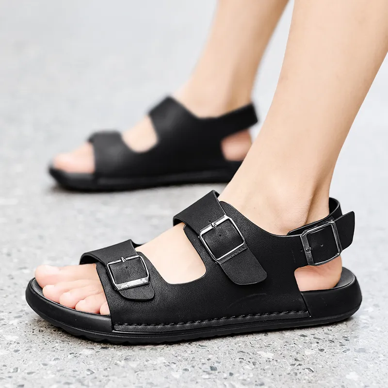 Dunnu Beach Sandals Men Black-4