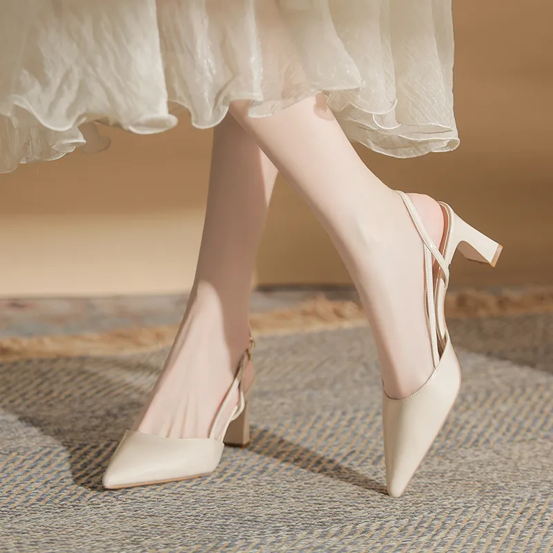 Dunnu Chunky Heel High Heels Women's Box Included-9