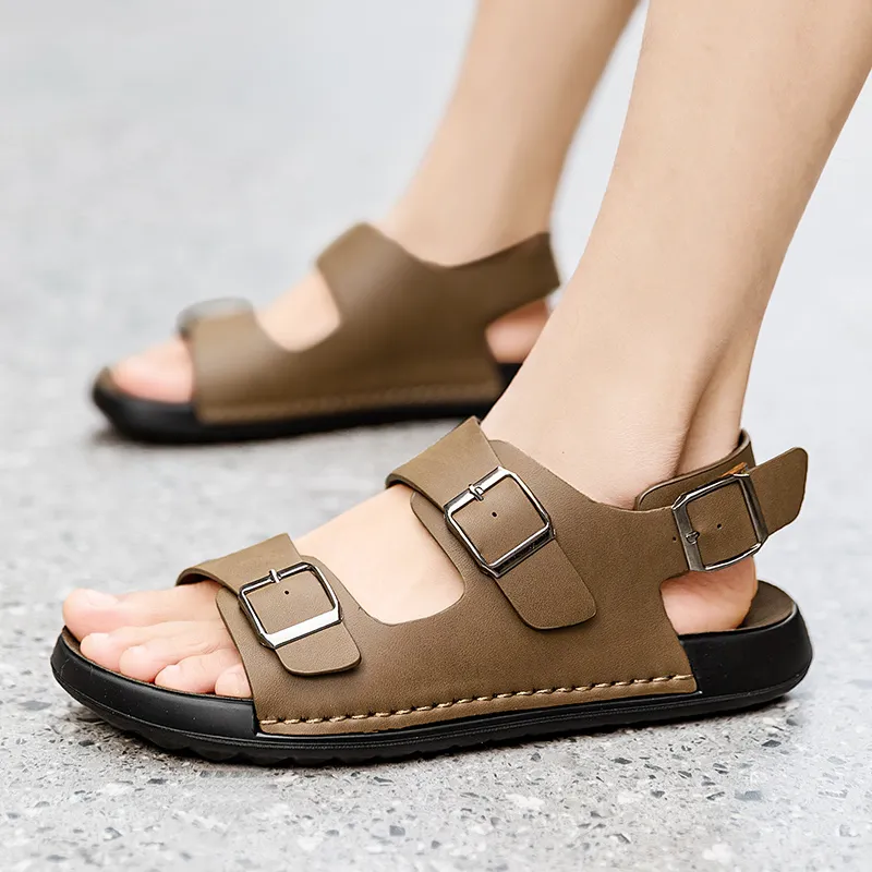 Dunnu Beach Sandals Men Black-9