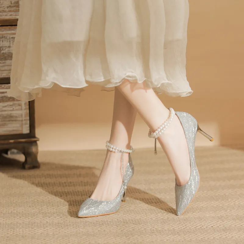 Dunnu Slim Heel High Heels Women's-2