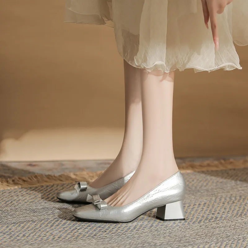 Dunnu Chunky Heel High Heels Women's Box Included-13