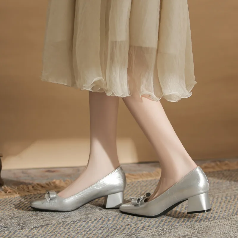 Dunnu Chunky Heel High Heels Women's Box Included-34