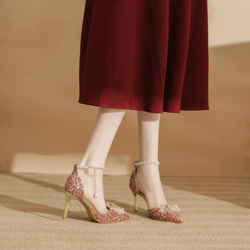 Dunnu Slim Heel High Heels Women's-13