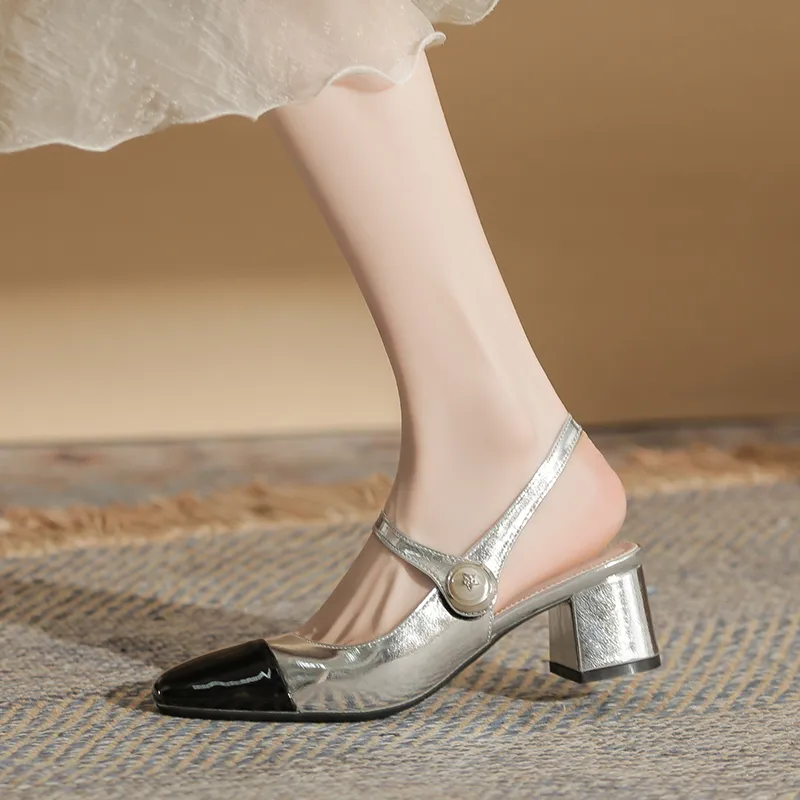 Dunnu Slim Heel High Heels 5cm Women's Box Included-17