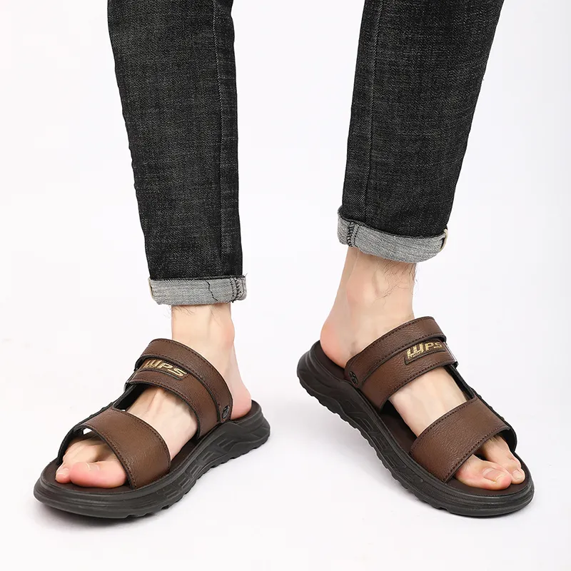 Dunnu Beach Sandals Men Brown-4