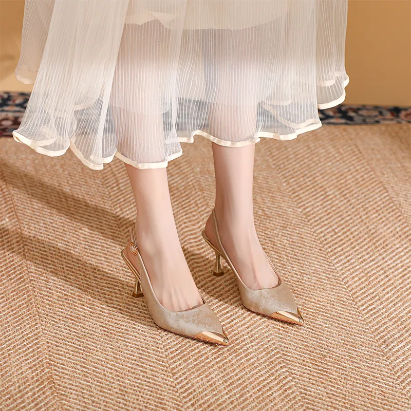 Dunnu Slim Heel High Heels 6.5cm Women's-16