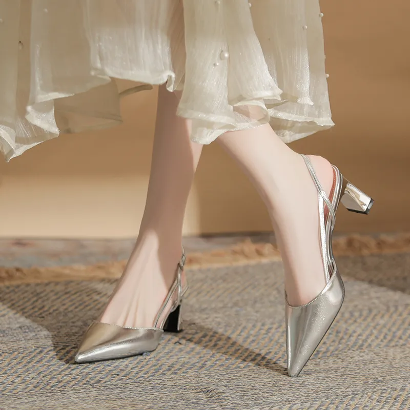 Dunnu Chunky Heel High Heels Women's Box Included-17