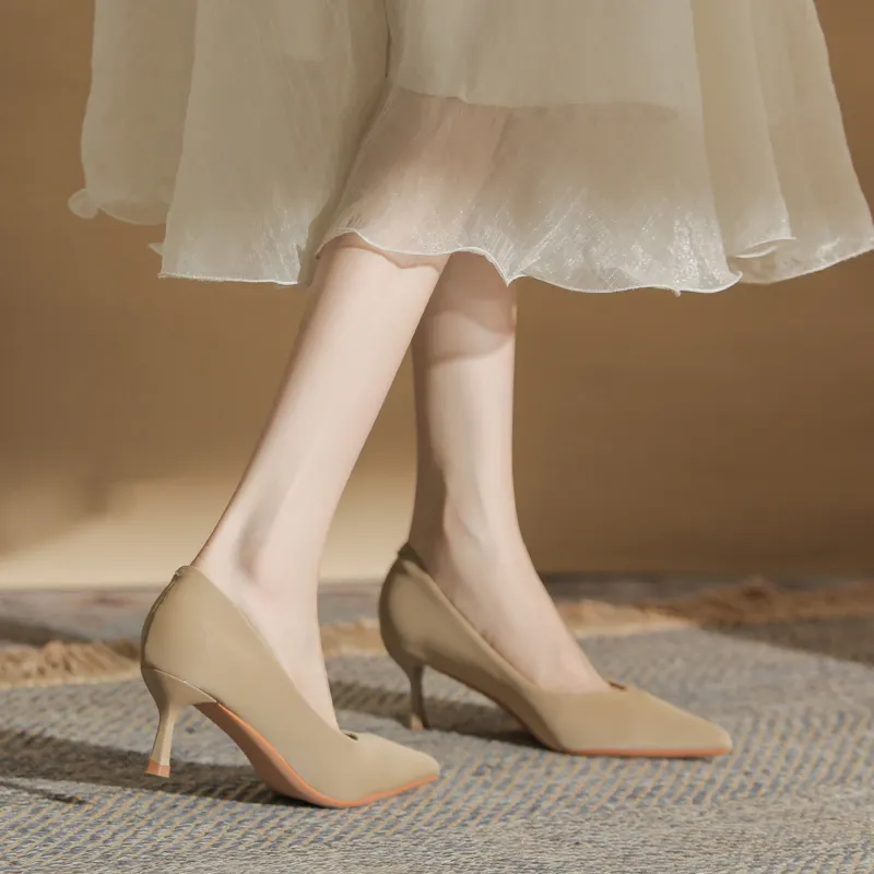 Dunnu Slim Heel High Heels 6cm Women's-21