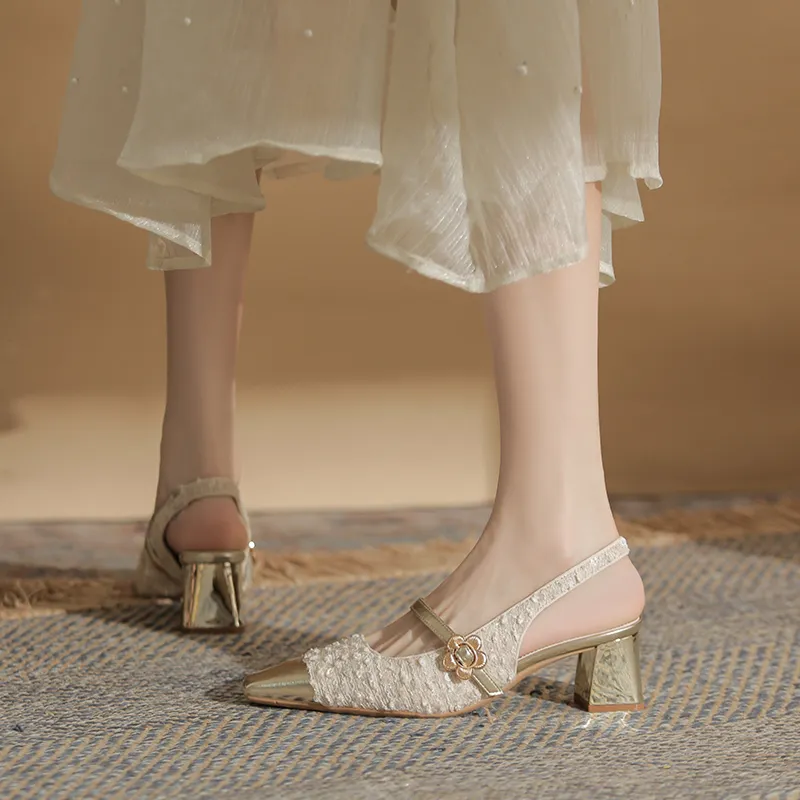 Dunnu Chunky Heel High Heels Women's Box Included-9