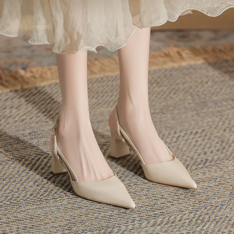 Dunnu Chunky Heel High Heels Women's Box Included-8