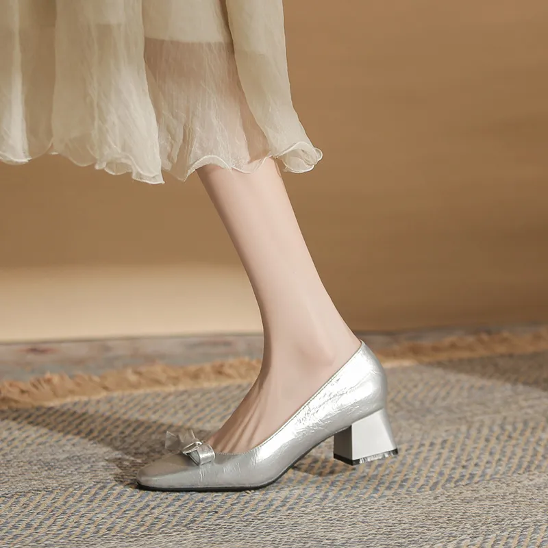 Dunnu Chunky Heel High Heels Women's Box Included-33