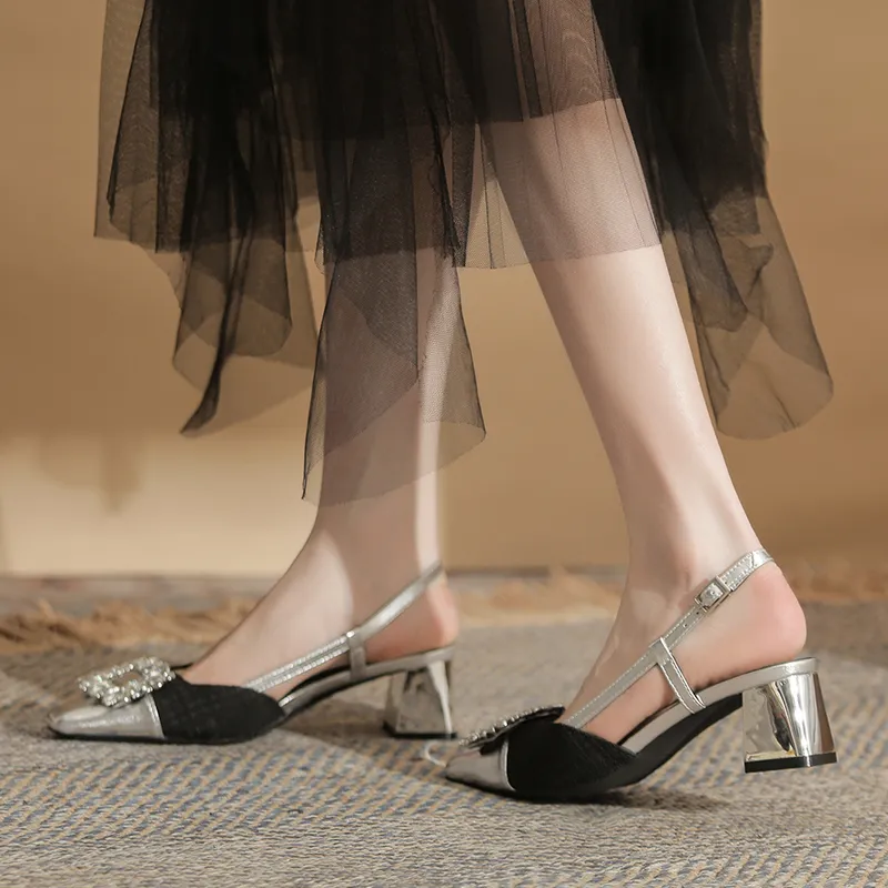 Dunnu High Heels 4cm Women's Box Included-4