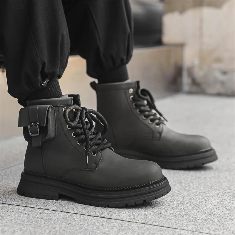 Dunnu Martin Boots Men Black-7