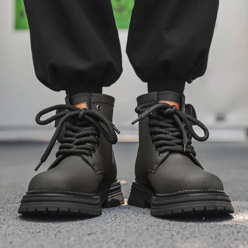 Dunnu Martin Boots Men Black-9