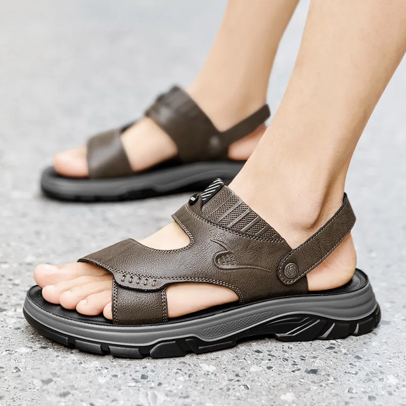 Dunnu Beach Sandals Men Black-9