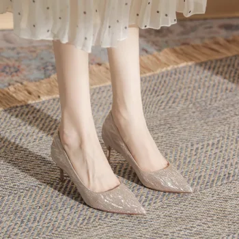 WOXXXN Slim Heel High Heels 8cm 6cm Women's Gift Box Set