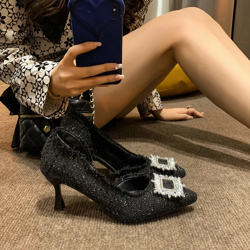 WOXXXN Slim Heel High Heels Women's-4