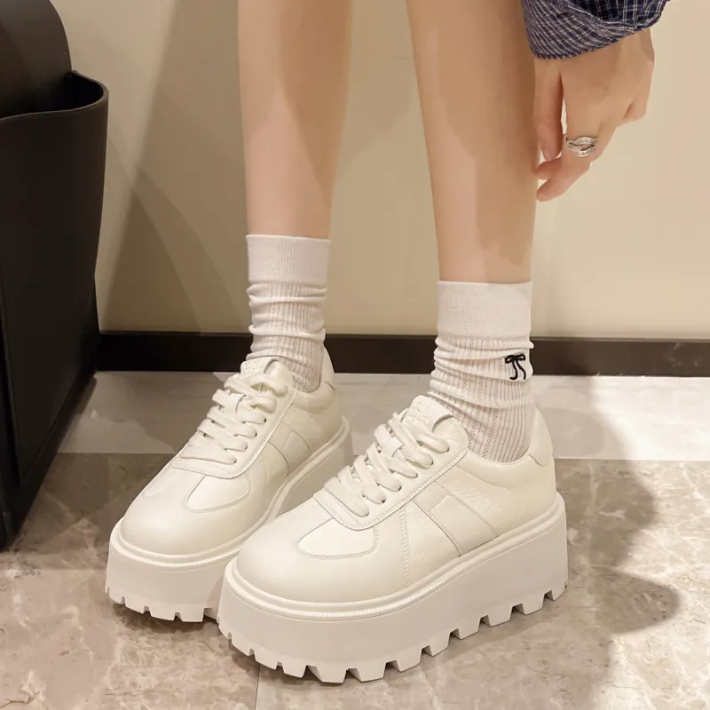 WOXXXN Low Top Casual Shoes Women's Ecru-2