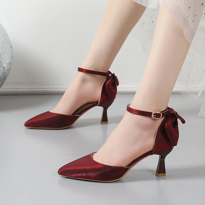WOXXXN Slim Heel High Heels Women's-5