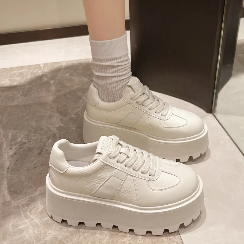 WOXXXN Low Top Casual Shoes Women's Ecru-1