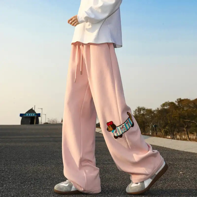 Topland Casual Pants Unisex Pink-3