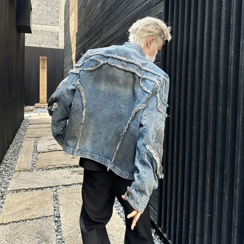 TESTUNG Classic Denim Jacket Unisex-13