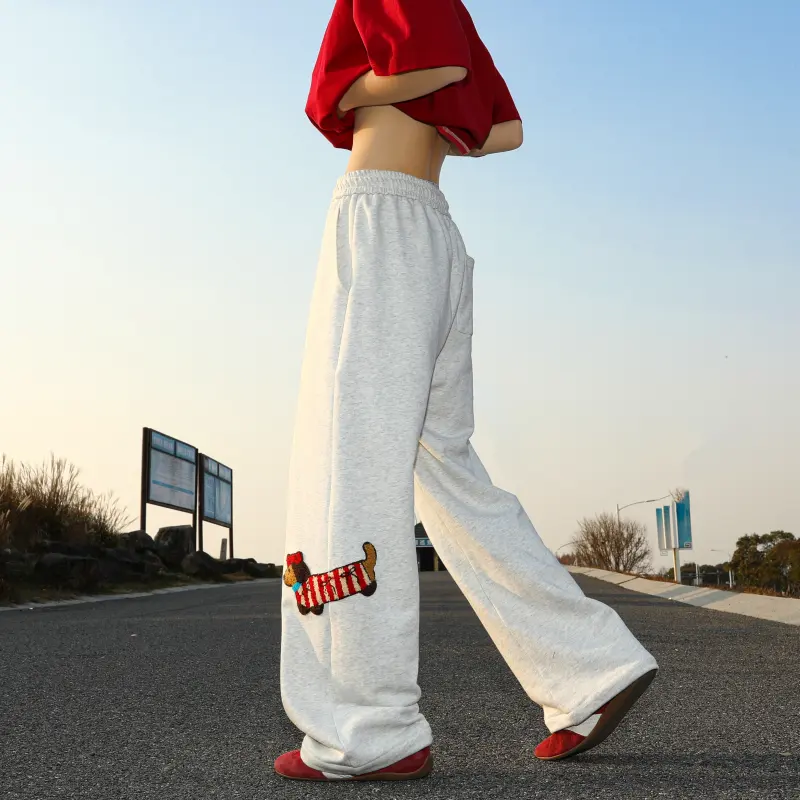 Topland Casual Pants Unisex Pink-9