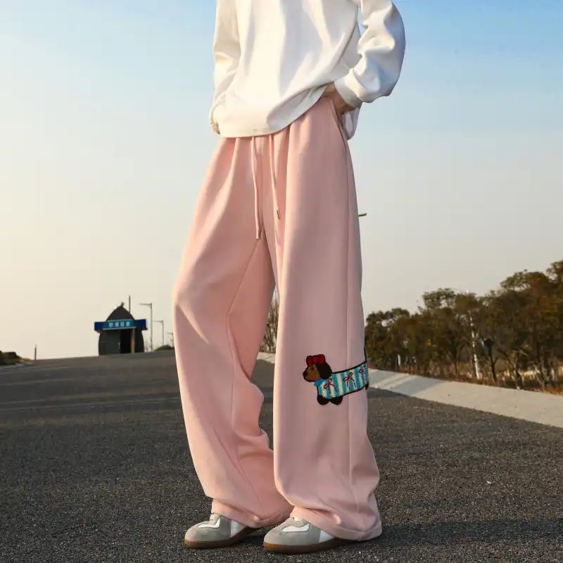 Topland Casual Pants Unisex Pink-2